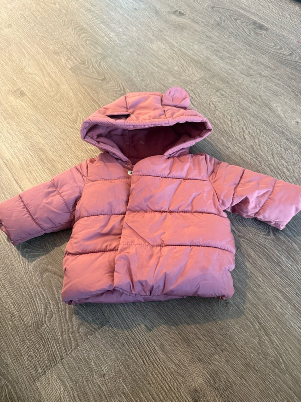Old Navy Coral Sherpa Baby Jacket